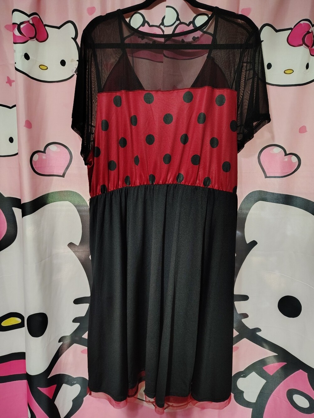 NWT Torrid Lady Bug Mini Dress - Size 4 - Picture 7 of 7